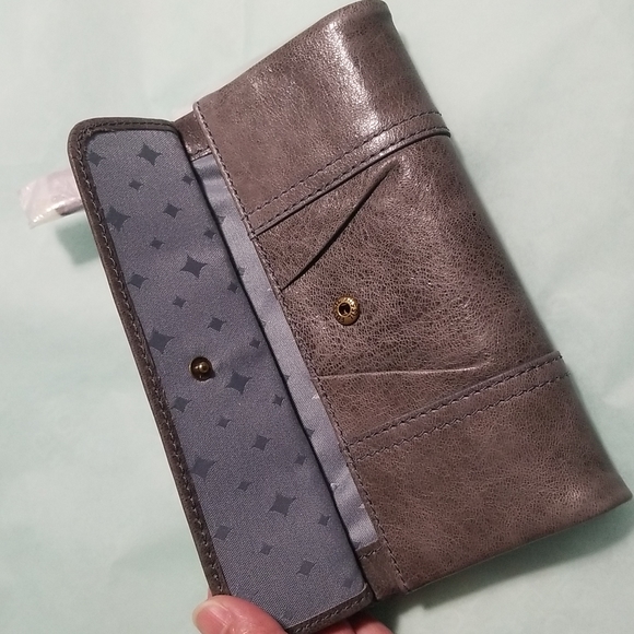 Brand New Fossil Full Size Wallet/Clutch(Grey) - Picture 5 of 11